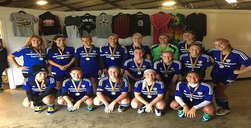 U17 Bays Pride Ladies win 2016 Kirkwood Premier Frederick Cup