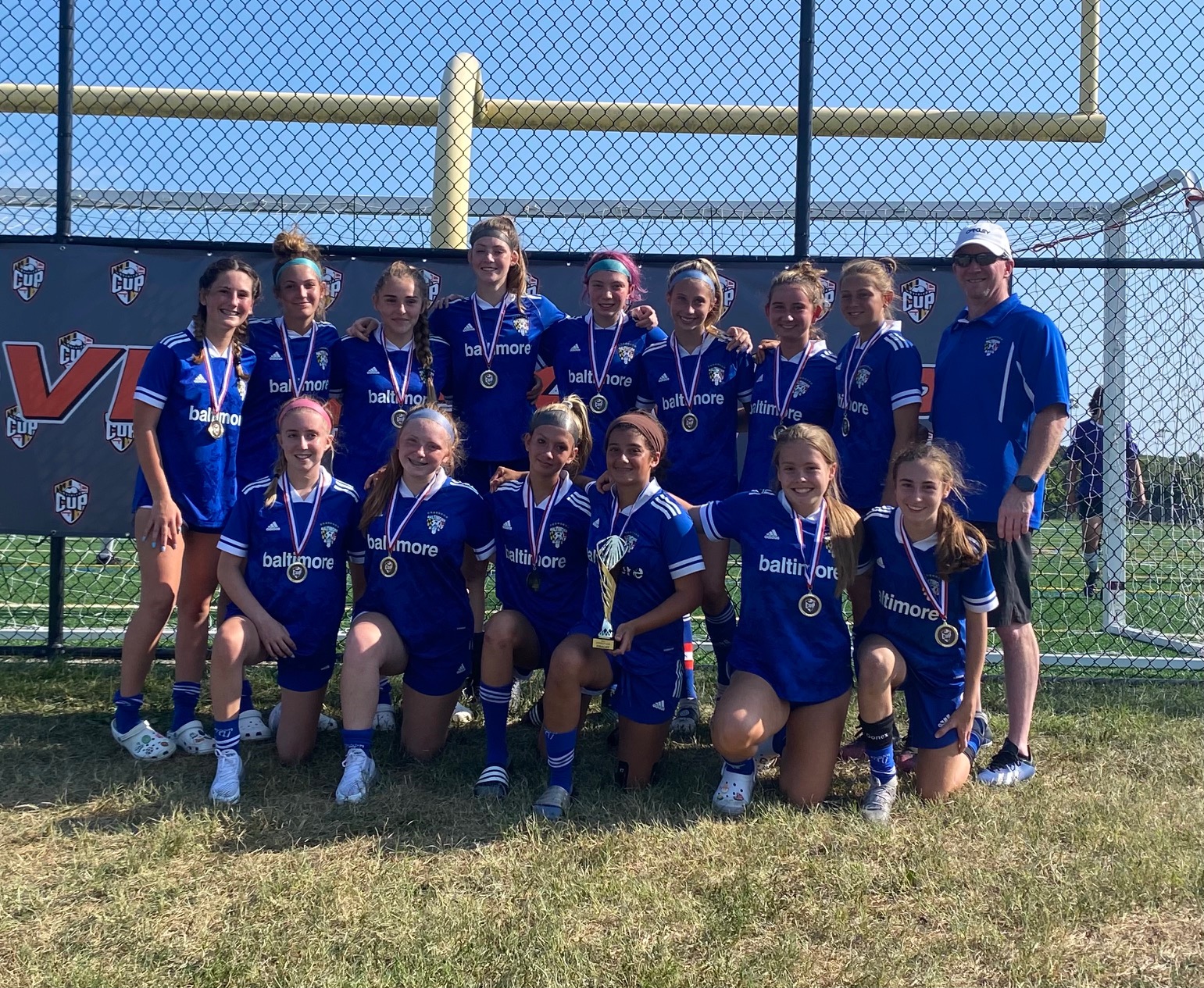 Bays Royals 2007 Girls finalist at the 2021 Overlea Cup